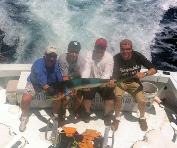 Dolphin caught fishing Key West on charter boat Southbound from Charter Boat Row Key West