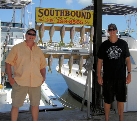 Yellow Tail Snapper caught on Key West Charter fishing boat Southbound