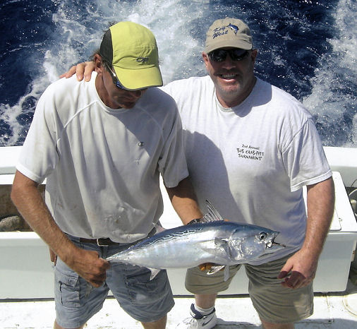 Bonito caught in Key West fishing on charter boat Southbound from Charter Boat Row Key West