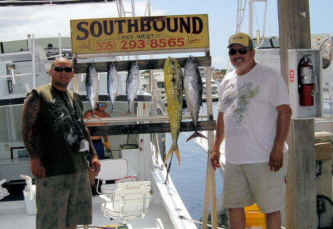 Fish caught fishing on charter boat Southbound in Key West, Florid