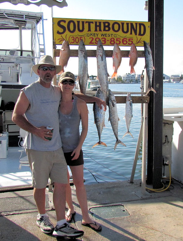 Fish caught fishing Key West on charter boat Southbound from Charter Boat Row Key West