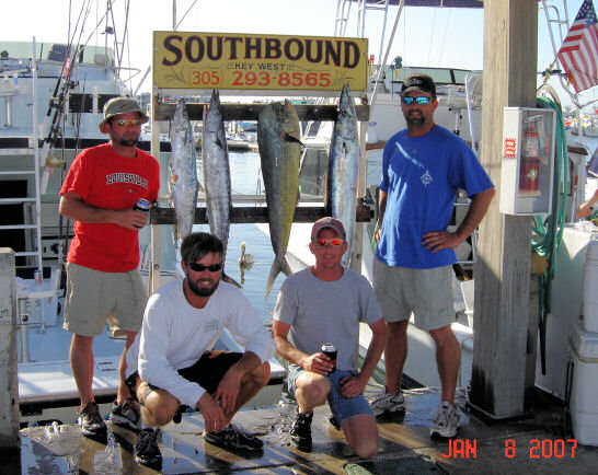 Pictures of Fish Caught aboard while Fishing Key West Charter Boat Southbound