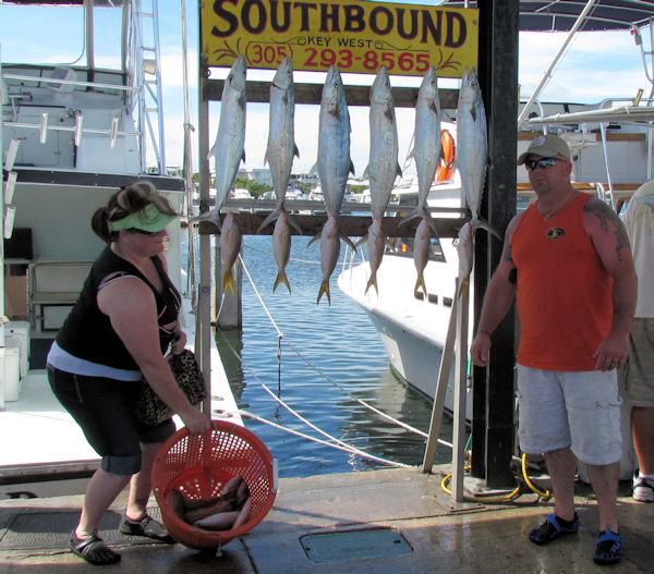 Fish caught in Key West fishing on Charter boat Southbound