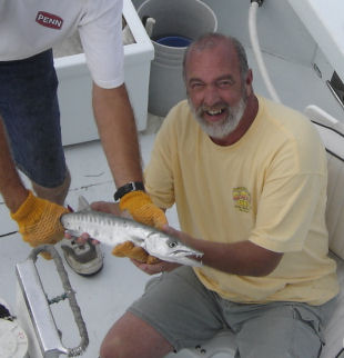 Barracuda caught fishing Key West Waters on the Southbound