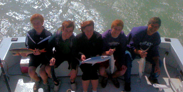 Mackerels and Mutton Snappers caught in Key West fishing on charter boat Southbound from Charter Boat Row, Key West