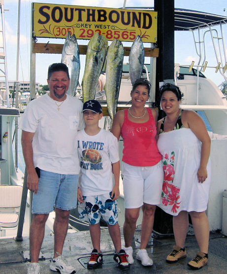 Fish caught on Key West fishing charter boat Southbound from Charter Boat Row Key West