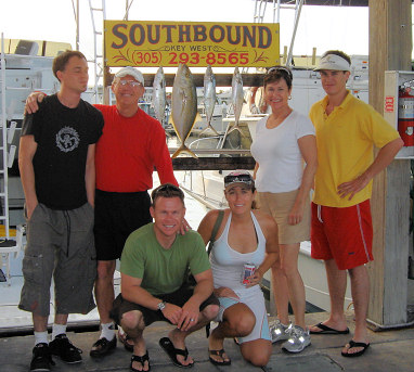 Fish caught fishing on the charter boat Southbound in Key West, Florida