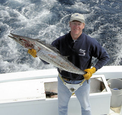 Wahoo caught fishing on Key West charter boat Southbound from Charter Boat Row Key West