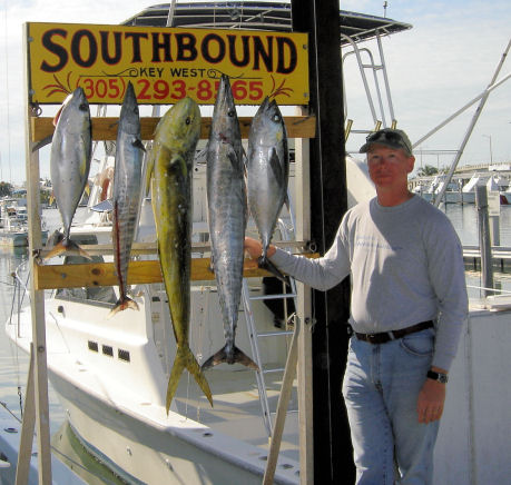 Deep sea fish caught fishing on Key West charter boat Southbound from Charter Boat Row Key West