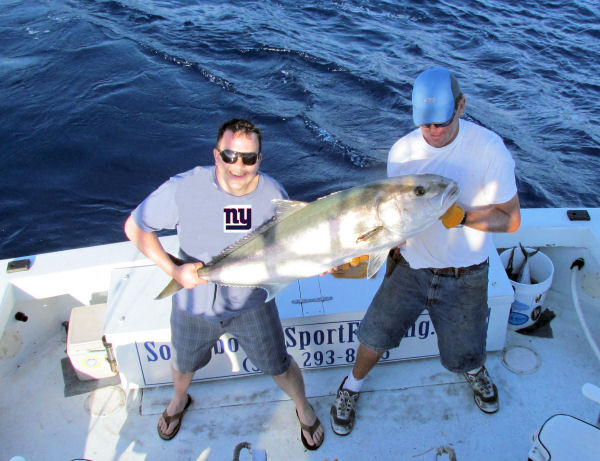 Amberjack caught in Key West fishing on charter boat Southbound from Charter Boat Row, Key West