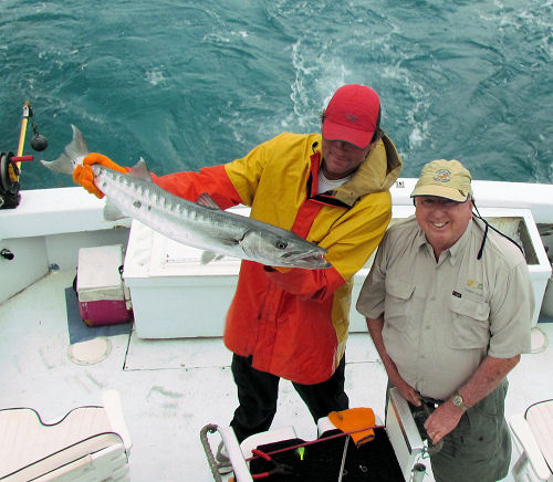 Barracuda caught in Key West fishing on charter boat Southbound from Charter Boat Row Key Wes
