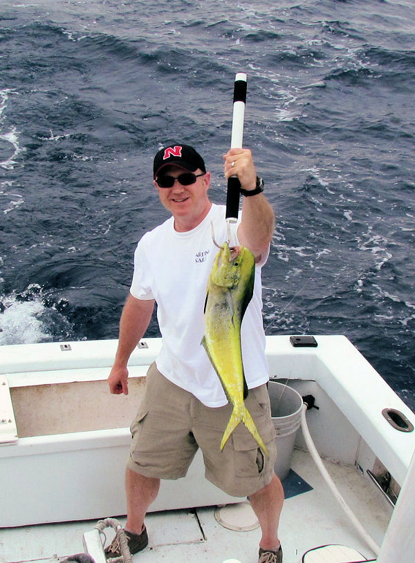 Dolphin caught in Key West fishing on charter boat Southbound from Charter Boat Row Key Wes