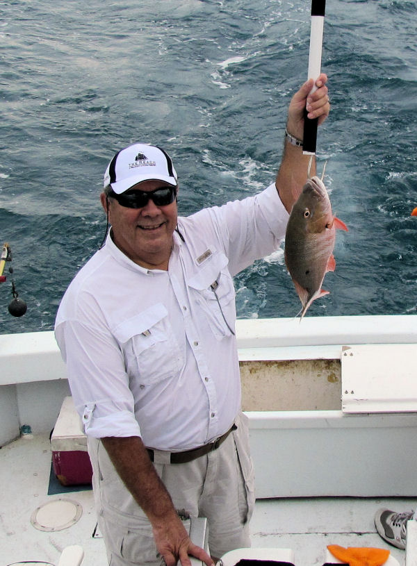 Mutton snapper caught in Key West fishing on charter boat Southbound from Charter Boat Row Key Wes