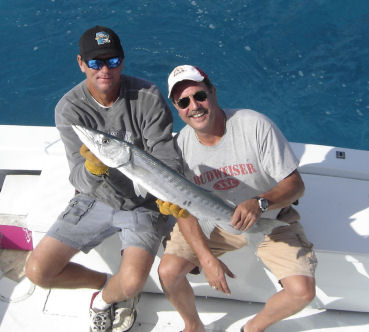 Big Barracuds caught fishing Key West on Key West charter fishing boat Southbound from Charter Boat Row Key West