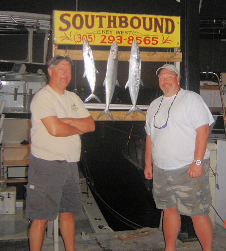 Mackerels caught in Key West fishing on Charter Boat Southbound from Charter Boat Row Key West