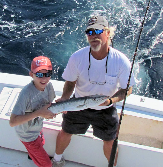 Barracuda caught in Key West fishing on charter boat Southbound from Charter Boat Row Key Wes