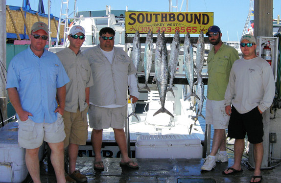 Kingfish caught aboard Key West Fishing boat Southbound