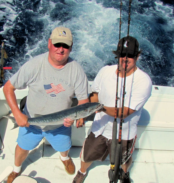 Barracuda caught in Key West fishing on charter boat Southbound from Charter Boat Row Key Wes
