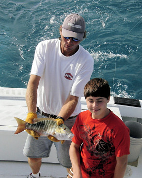 Caught fishing aboard the Charter Boat Southbound in Key West Florida