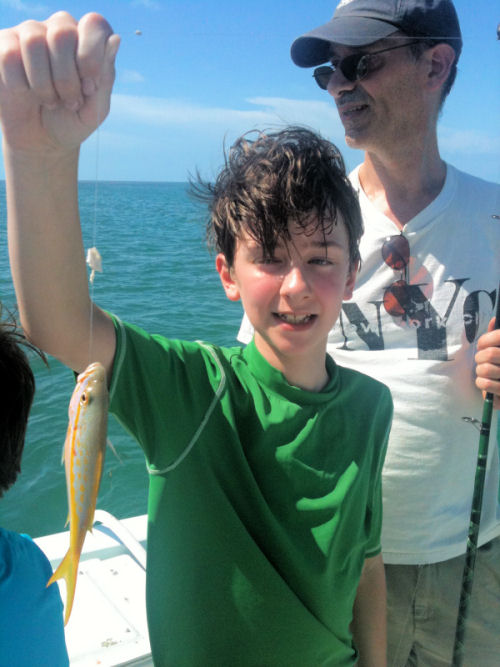 Yellow Tail Snapper caught in Key West fishing on Charter Boat Southbound