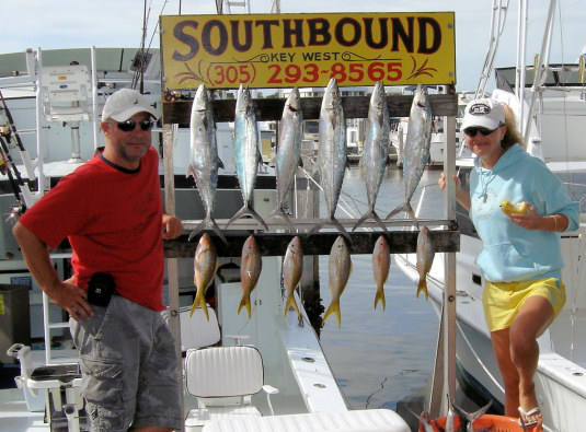Caught fishing aboard the Charter Boat Southbound in Key West Florida