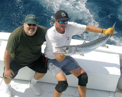 Barracuda caught fishing on charter boat Southbound in Key West, Florida