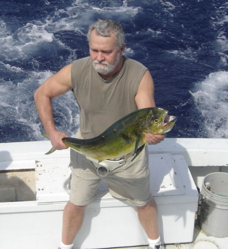 dolphin caught in Key West fishing on charter boat Southbound from Charter Boat Row Key West