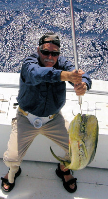 Dolphin caught in Key West fishing on charter boat Southbound