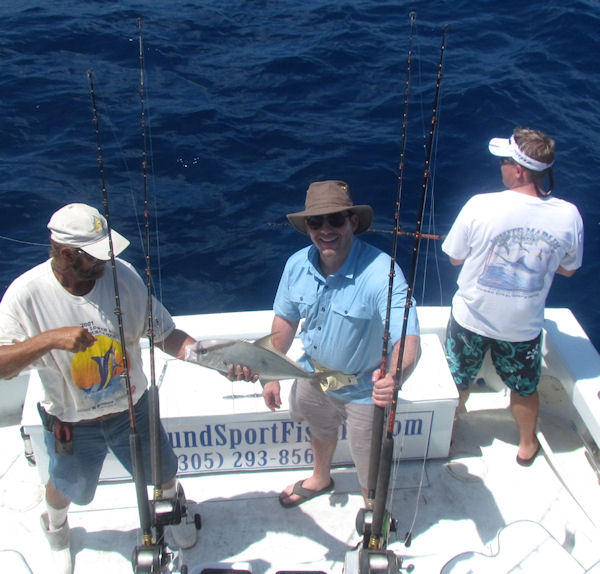 Amberjack caught in Key West fishing on charter boat Southbound from Charter Boat Row