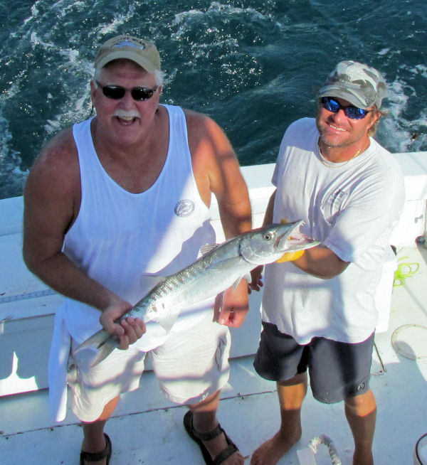 Barracuda caught in Key West fishing on charter boat Southbound from Charter Boat Row Key Wes