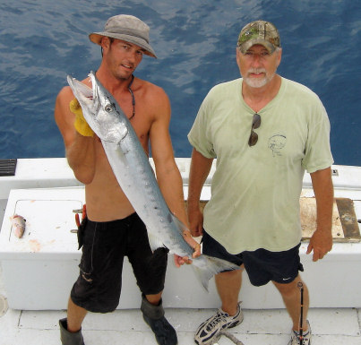 Barracuda caught fishing on Charter Boat Southbound in Key West, Florida