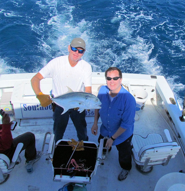 Cravalle jack caught fishing Key West on charter boat Southbound from Charter Boat Row Key West