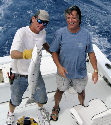 Barracuda caught fishing on Key West fishing boat Southbound from Charter Boat Row in Key West