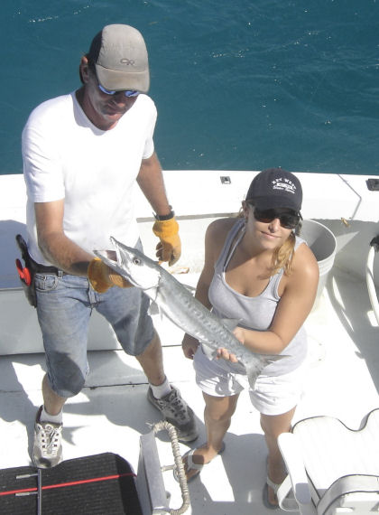 Barracuda caught in Key West fishing on charter boat Southbound from Charter Boat Row, Key West