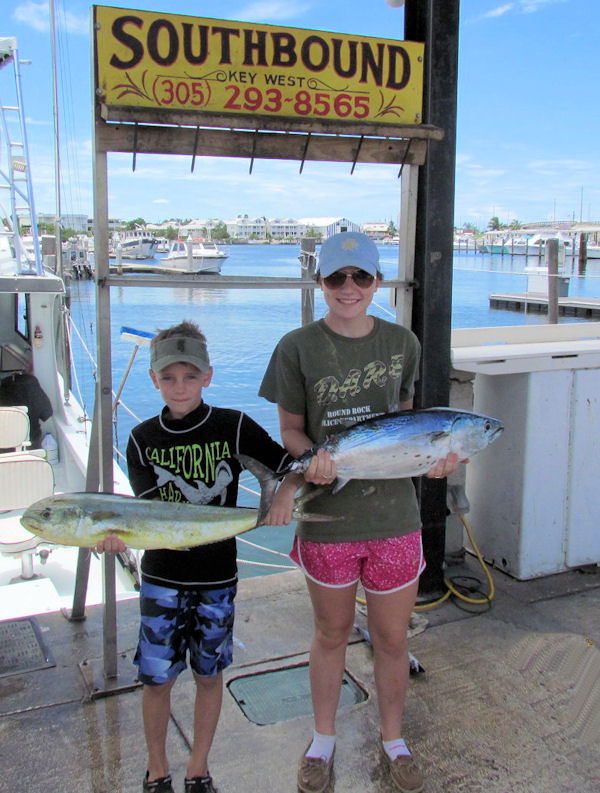 Fish Caught in Key West fishing on charter boat Southbound