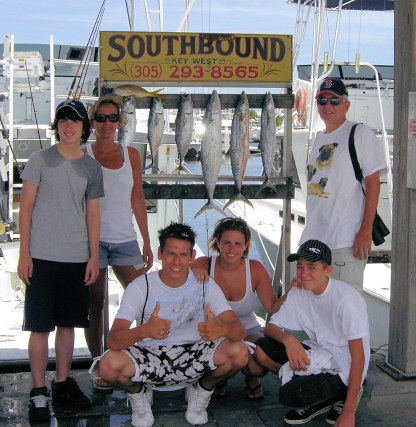 Fish caught fishing on the Charter Boat Southbound in Key West, Florida