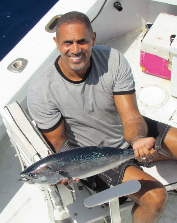 Bonito caught in Key West fishing on charter boat Soutbhbound from Charter Boat Row Key West