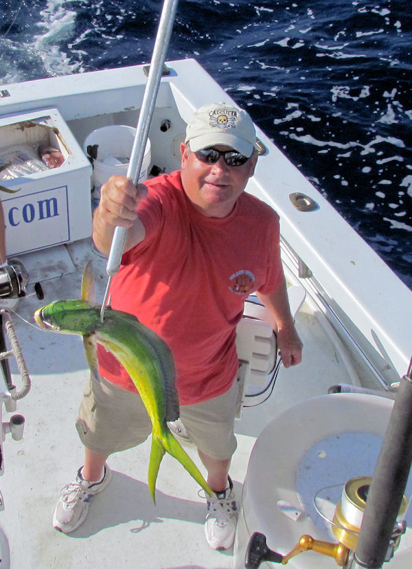 Dolphin caught in Key West fishing on charter boat Southbound from Charter Boat Row, Key West