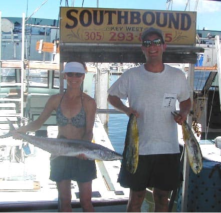 The end of a good half day in Key West, Florida