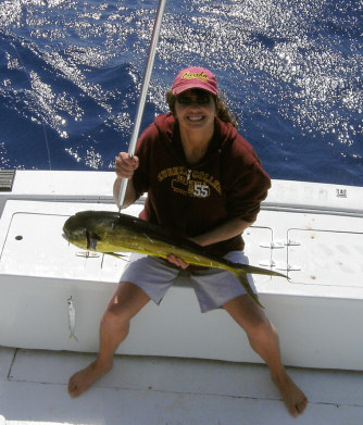 Dolphin caught in Key West fishing on charter boat Southbound