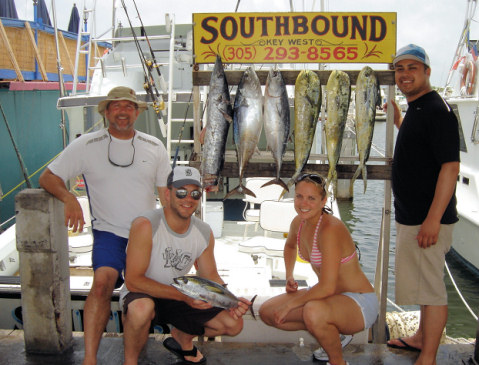 Fish caught fishing Key West on charter boat Southbound