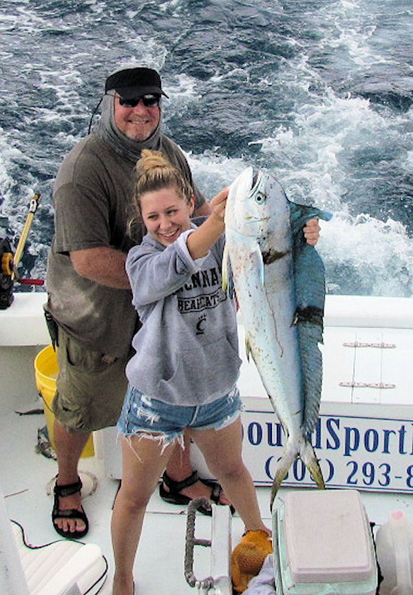 Dolphin caught fishing Key West on charter boat Southbound from Charter Boat Row Key West