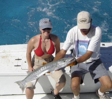 Barracuda caught aboard Key West Fishing Charter Boat Southbound
