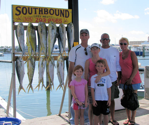 dolphin caugth in Key West fishing on Key West charter boat Southbound from Charter Boat Row