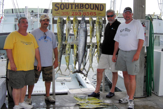 Fish caught aboard the Southbound in Key West, Florida