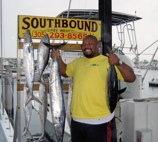 Black Fin Tuna and Kingfish caught deep sea fishing Key West, Florida on Key West Charter Boat Southbound from Charter Boat Row Key West