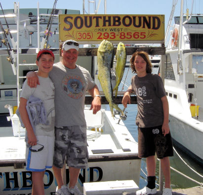 Fish caught aboard the Southbound in Key West, Florida