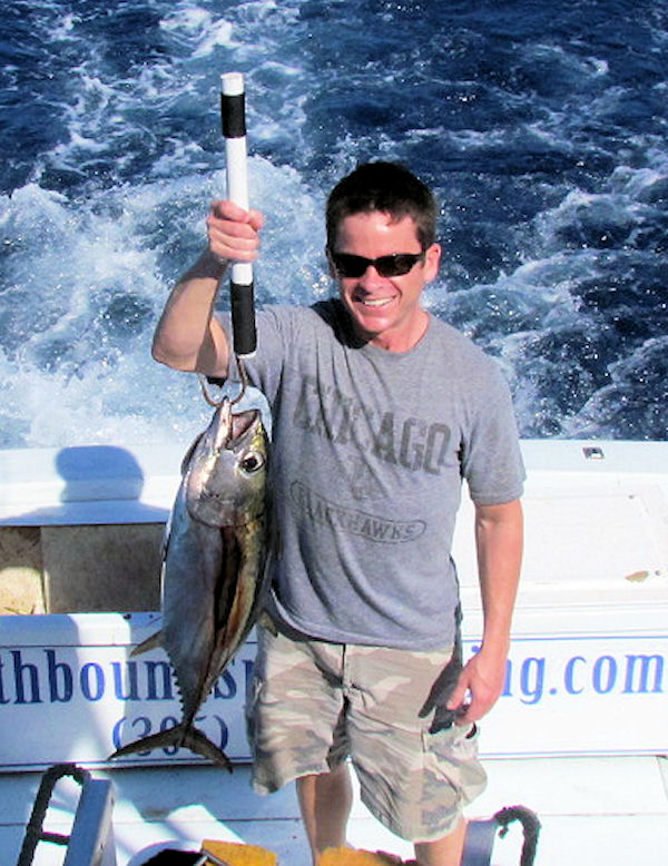 Black Fin Tuna caught fishing Key West on charter boat Southbound from Charter Boat Row Key West