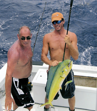 Dolphin caught fishing on charter boat Southbound in Key West, Florida