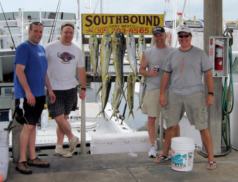 Fish caught fishing Key West Florida on charter boat Southbound